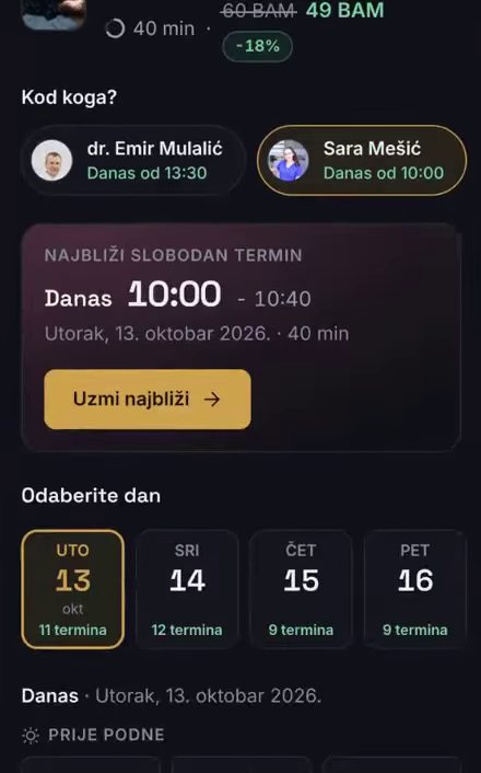 Pacijent bira termin
